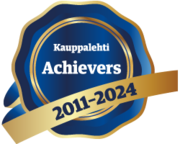 Blue Kauppalehti Achievers 2017-2024 logo.