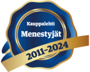 Kauppalehti Menestyjät 2011-2024 sininen sinetti.