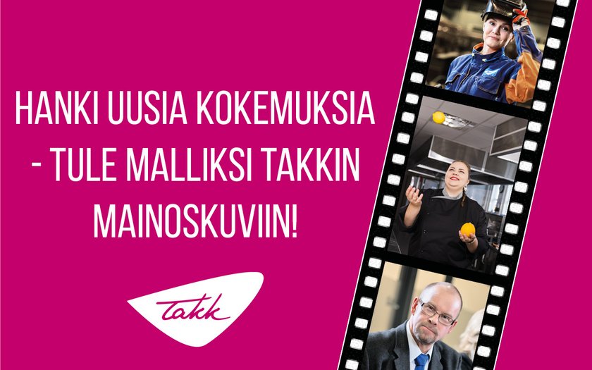 Filminauhassa kolme kuvaa, joista yhdessä henkilö painaa kypärää päähän, yhdessä jonglöörataan keittiössä sitruunoilla ja yhdessä henkilö katsoo suoraan kameraan puku päällä.