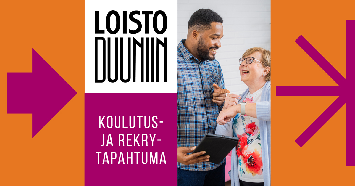 Loistoduuni koulutus- ja rekrytapahtuman mainoskuva